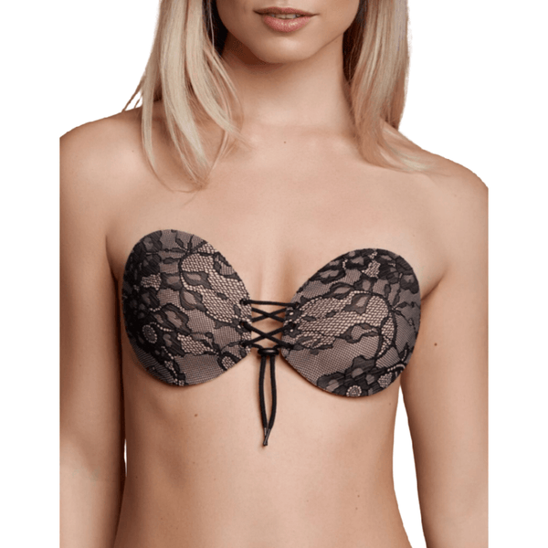 BYE-BRA - BH KLEBE VERSCHLITZTER - BESTICKTER CUP E - INTIM SPACE Online Sexshop