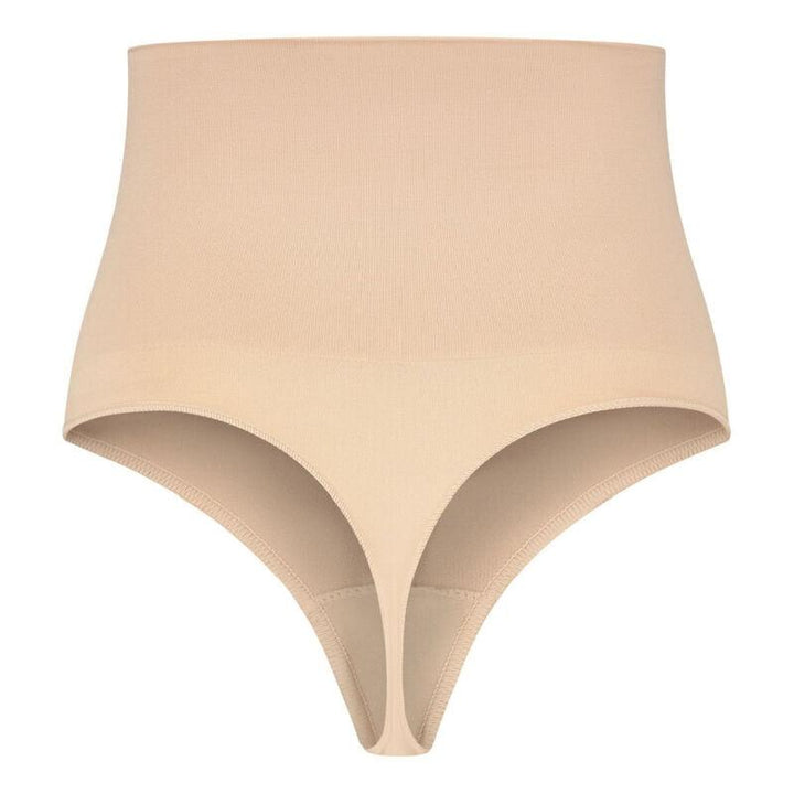 BYE-BRA - NAHTLOSER GÜRTEL STIL TANGA BEIGE GRÖSSE S - INTIM SPACE Online Sexshop