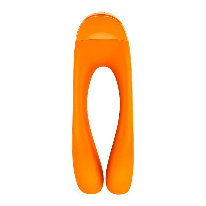 SATISFYER - CANDY CANE FINGERVIBRATOR ORANGE - INTIM SPACE Online Sexshop