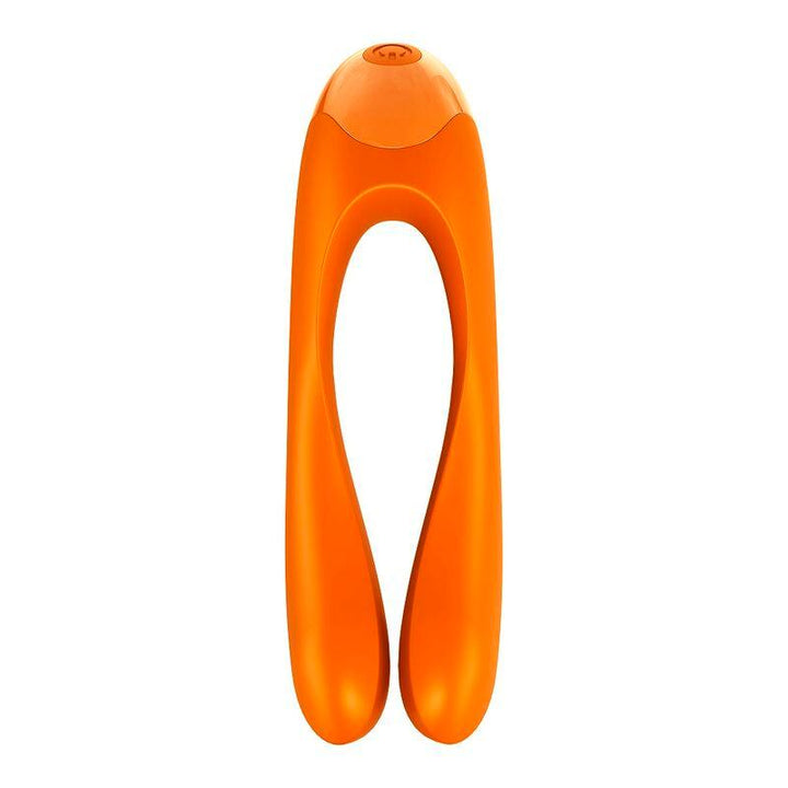 SATISFYER - CANDY CANE FINGERVIBRATOR ORANGE - INTIM SPACE Online Sexshop