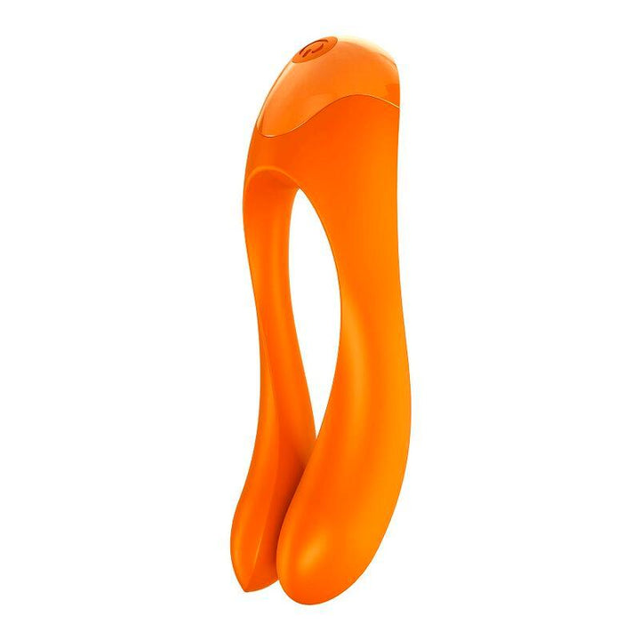 SATISFYER - CANDY CANE FINGERVIBRATOR ORANGE - INTIM SPACE Online Sexshop