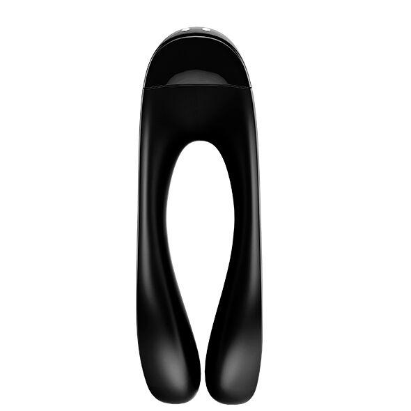 SATISFYER - CANDY CANE FINGERVIBRATOR SCHWARZ - INTIM SPACE Online Sexshop