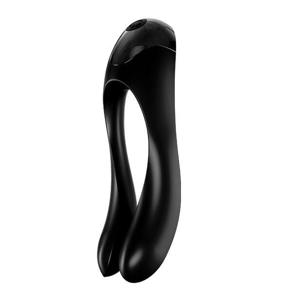 SATISFYER - CANDY CANE FINGERVIBRATOR SCHWARZ - INTIM SPACE Online Sexshop