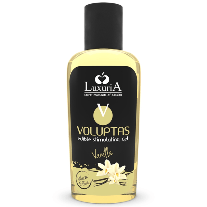 INTIMATELINE LUXURIA - VOLUPTAS ESSBARES MASSAGEGEL MIT WRMEEFFEKT - VANILLE 100 ML - INTIM SPACE Online Sexshop