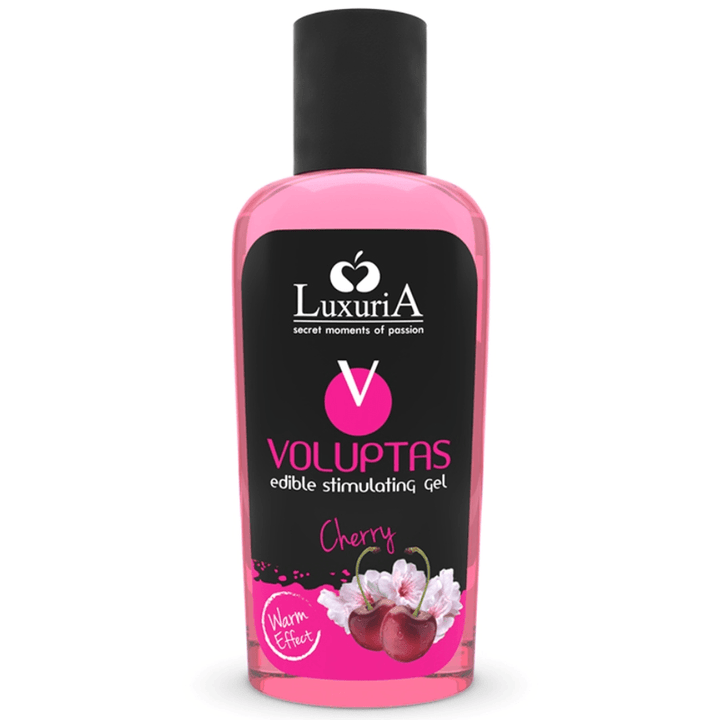 INTIMATELINE LUXURIA - VOLUPTAS ESSBARES MASSAGEGEL MIT WRMENDEM EFFEKT - KIRSCH 100 ML - INTIM SPACE Online Sexshop