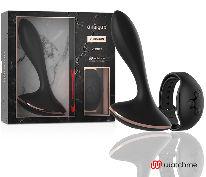 ANBIGUO - WATCHME VIBRATOR MIT FERNBEDIENUNG ANALSTECKER VERNET - INTIM SPACE Online Sexshop