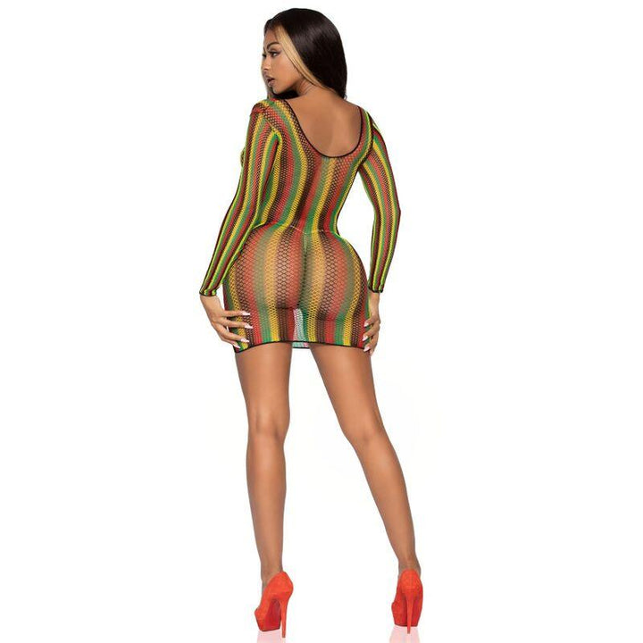 LEG AVENUE - RASTA MINIKLEID EINE GRÖSSE - INTIM SPACE Online Sexshop