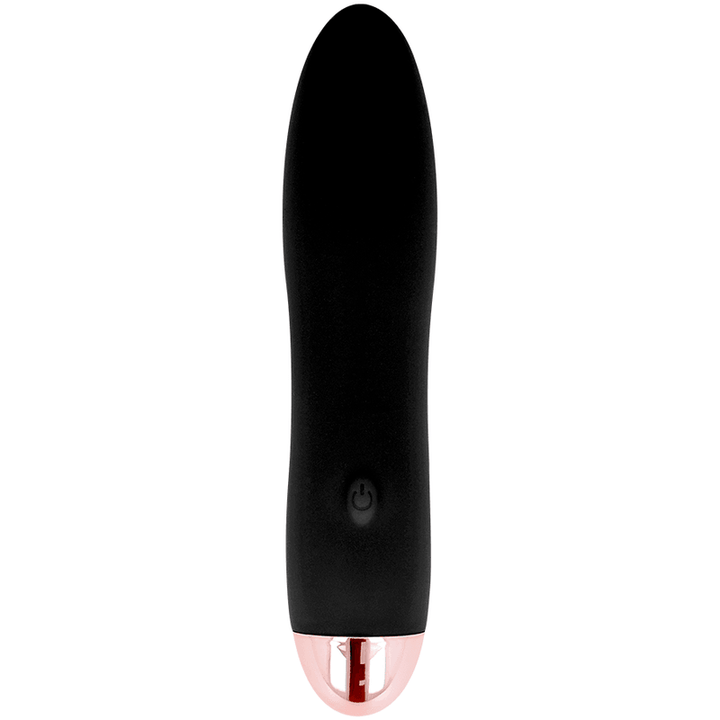 DOLCE VITA - AUFLADBARER VIBRATOR VIER SCHWARZ - GESCHWINDIGKEITEN - INTIM SPACE Online Sexshop