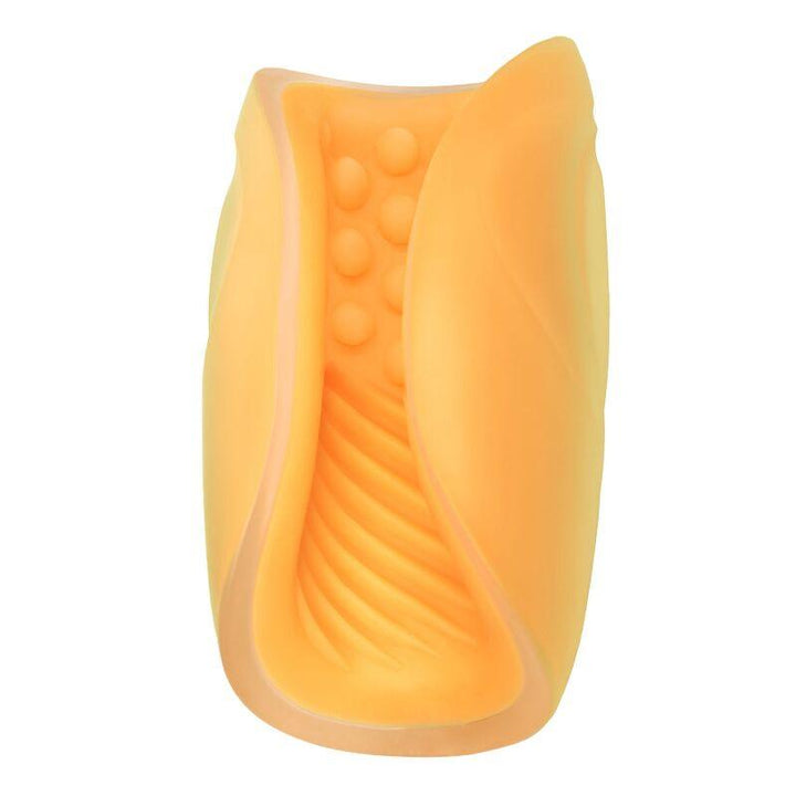 CALEXOTICS - BEADED GRIP MASTURBATOR ORANGE - INTIM SPACE Online Sexshop