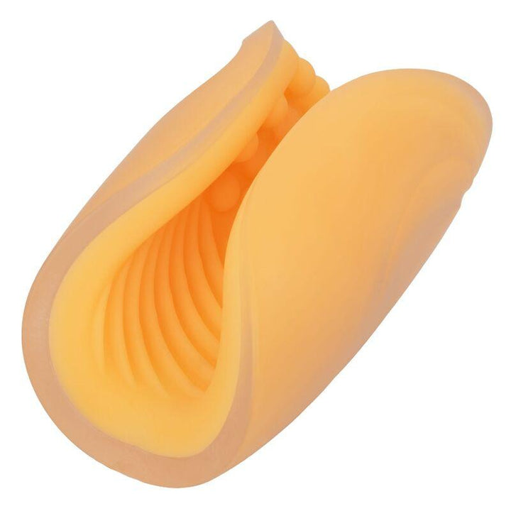 CALEXOTICS - BEADED GRIP MASTURBATOR ORANGE - INTIM SPACE Online Sexshop