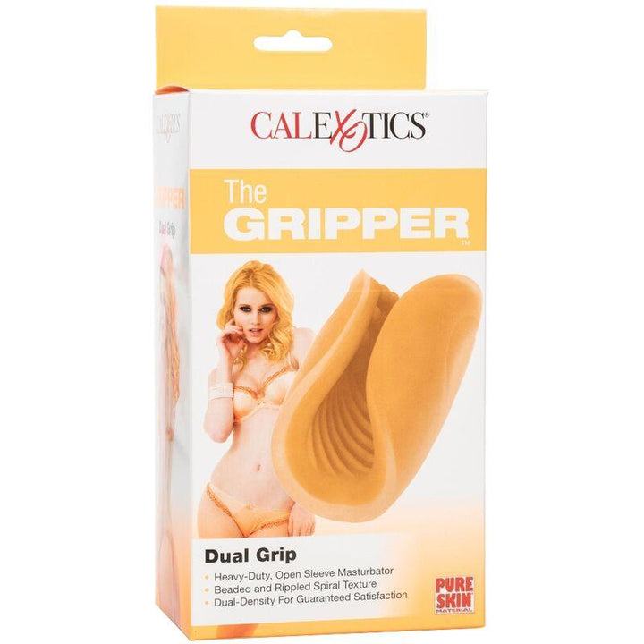 CALEXOTICS - BEADED GRIP MASTURBATOR ORANGE - INTIM SPACE Online Sexshop