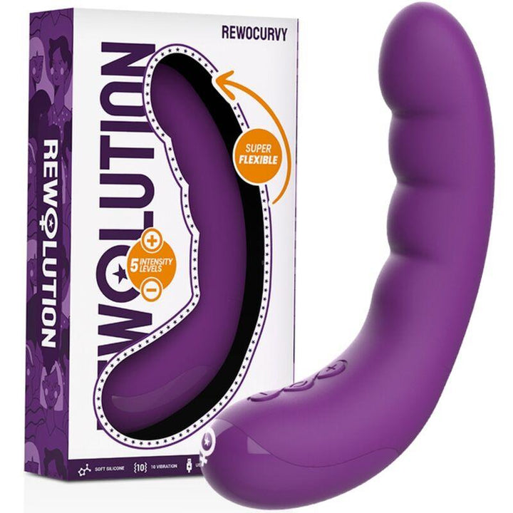 REWOLUTION - REWOCURVY WIEDERAUFLADBARER, FLEXIBLER VIBRATOR - INTIM SPACE Online Sexshop