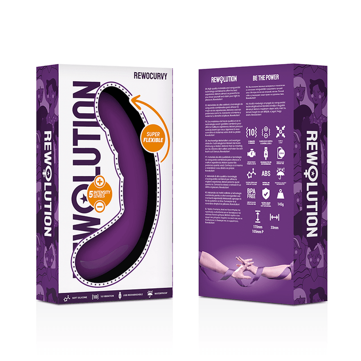 REWOLUTION - REWOCURVY WIEDERAUFLADBARER, FLEXIBLER VIBRATOR - INTIM SPACE Online Sexshop