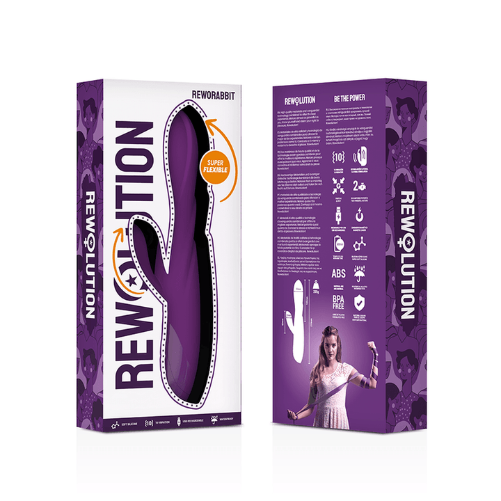 REWOLUTION - REWORABBIT FLEXIBLER VIBRATOR MIT KANINCHEN - INTIM SPACE Online Sexshop