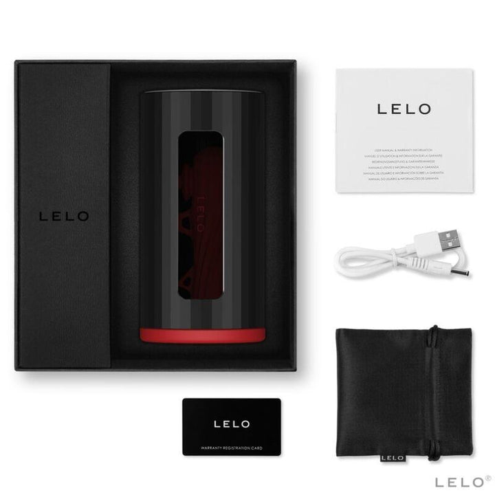 LELO - F1S V2 MASTURBATOR MIT SDK-TECHNOLOGIE ROT - SCHWARZ - INTIM SPACE Online Sexshop