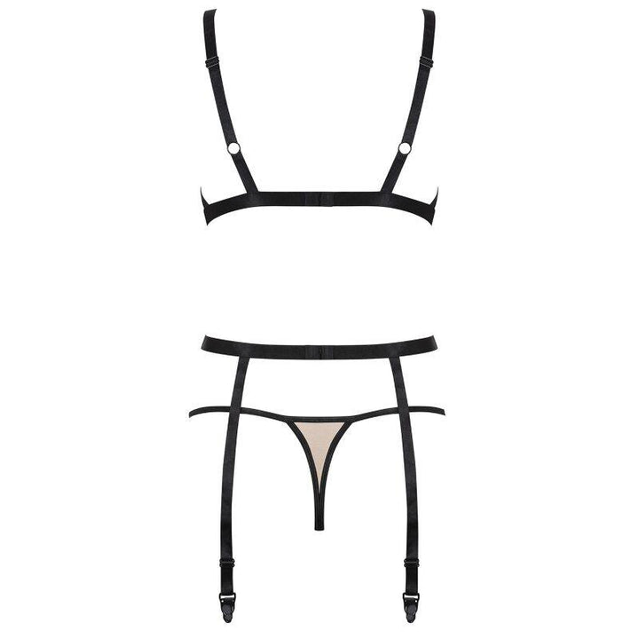 OBSESSIVE - NUDELIA SET DREITEILIG L/XL - INTIM SPACE Online Sexshop