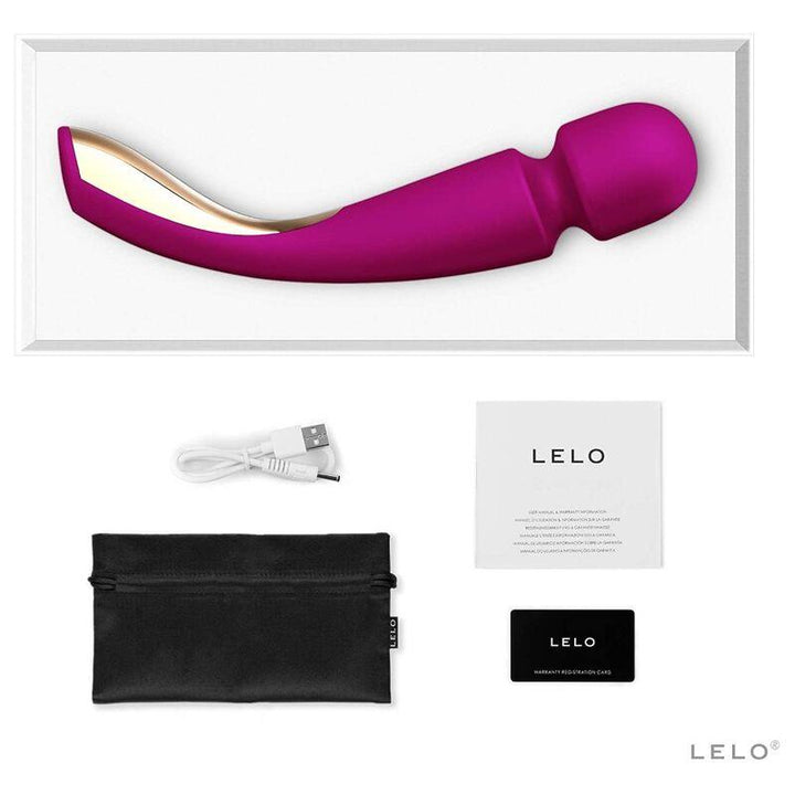 LELO - SMART WAND MEDIUM - DEEP ROSE MASSAGER - INTIM SPACE Online Sexshop