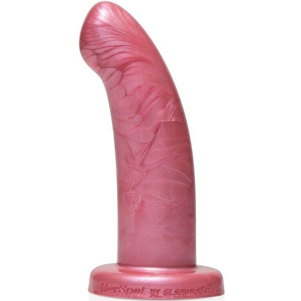 HERSPOT FLESHLIGHT - GEBOGENER DILDO GOLDEN ROSE M - INTIM SPACE Online Sexshop