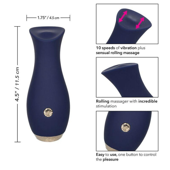 CALEXOTICS - CHIC TULPE MASSAGER BLAU - INTIM SPACE Online Sexshop