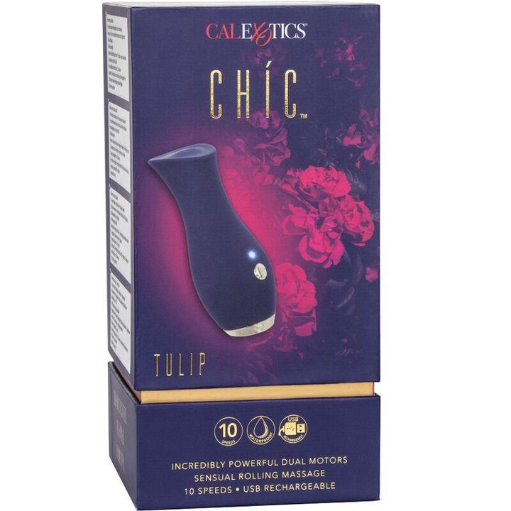 CALEXOTICS - CHIC TULPE MASSAGER BLAU - INTIM SPACE Online Sexshop