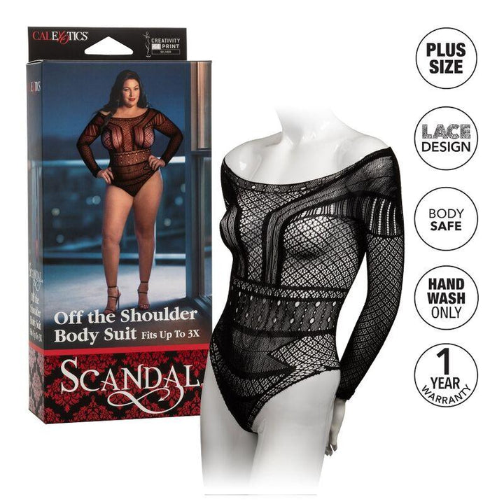 CALEXOTICS - SCANDAL SCHULTER-BODYSUIT IN ÜBERGRÖSSE - INTIM SPACE Online Sexshop