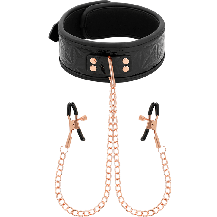 BEGME - BLACK EDITION HALSBAND MIT NIPPELKLEMMEN - INTIM SPACE Online Sexshop