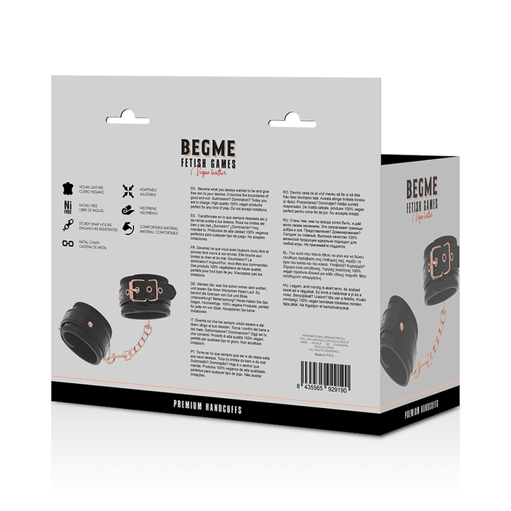 BEGME - BLACK EDITION PREMIUM HANDSCHELLEN - INTIM SPACE Online Sexshop