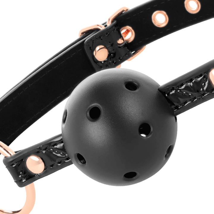 BEGME - BLACK EDITION BALLKNEBEL VEGANES LEDER - INTIM SPACE Online Sexshop