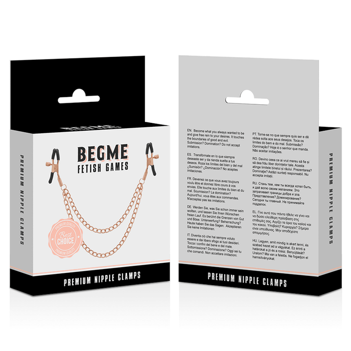 BEGME - BLACK EDITION PREMIUM NIPPELKLEMMEN DER BLACK EDITION - INTIM SPACE Online Sexshop