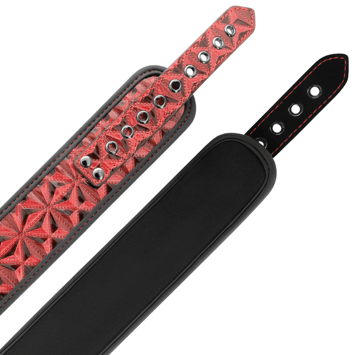 BEGME - RED EDITION HALSBAND MIT NIPPELKLEMMEN MIT NEOPRENFUTTER - INTIM SPACE Online Sexshop