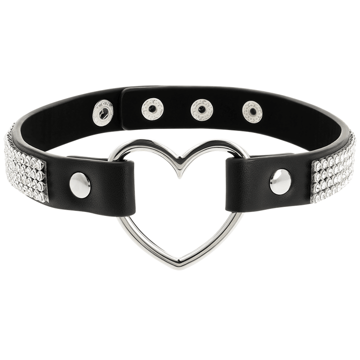 COQUETTE CHIC DESIRE - VEGANES LEDER-HALSBAND MIT HERZ - INTIM SPACE Online Sexshop