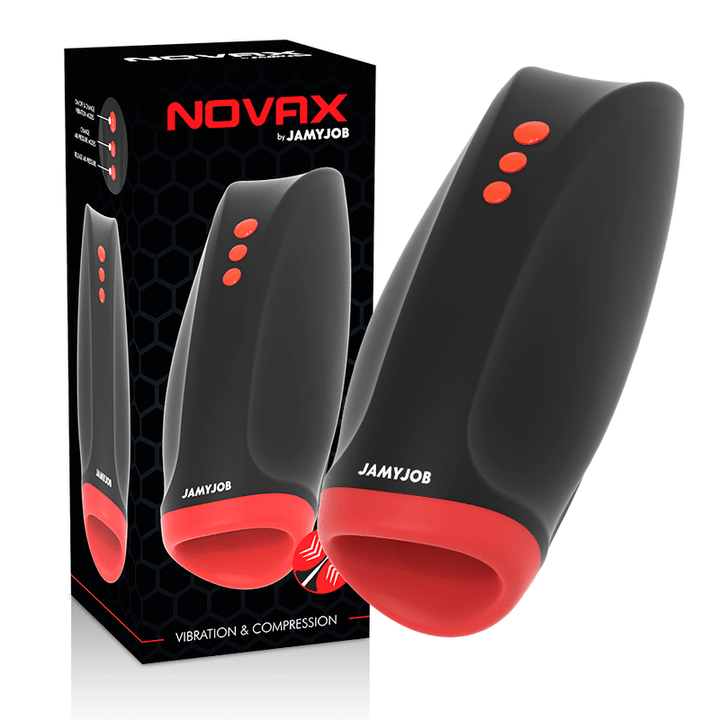 JAMYJOB - NOVAX MASTURBATOR MIT VIBRATION UND KOMPRESSION - INTIM SPACE Online Sexshop