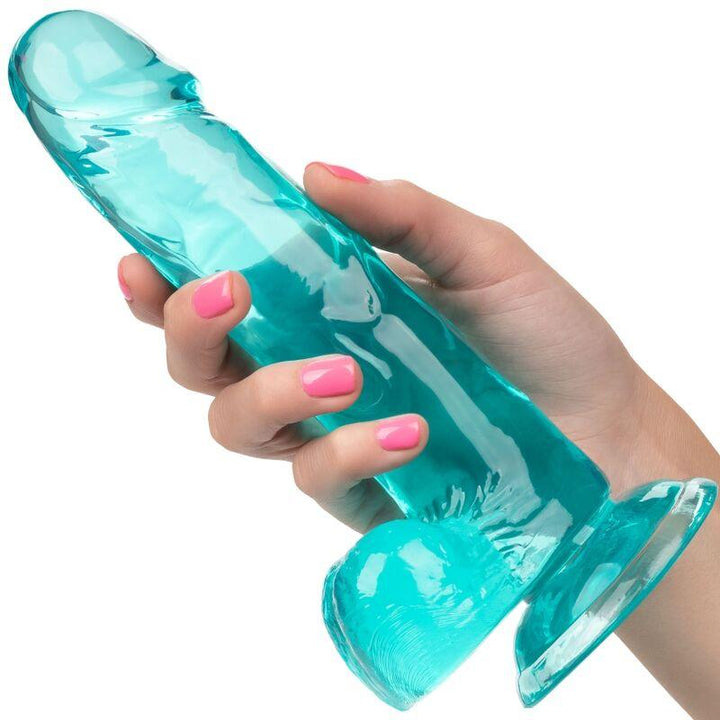 CALEXOTICS - GRÖSSE KÖNIGIN-DILDO BLAU 15.3 CM - INTIM SPACE Online Sexshop