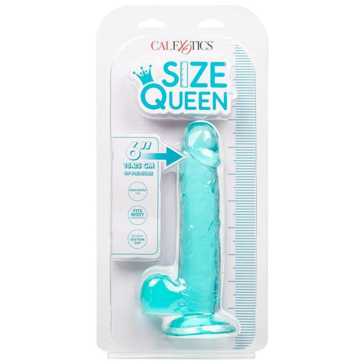 CALEXOTICS - GRÖSSE KÖNIGIN-DILDO BLAU 15.3 CM - INTIM SPACE Online Sexshop