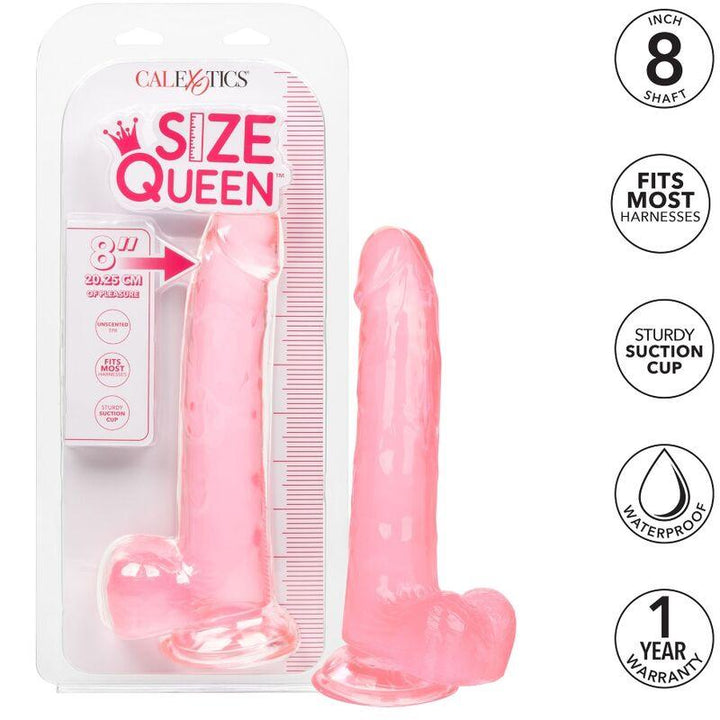 CALEXOTICS - GRÖSSE KÖNIGIN-DILDO ROSA 20.3 CM - INTIM SPACE Online Sexshop