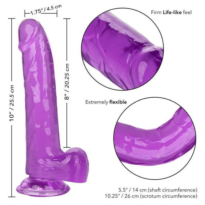 CALEXOTICS - GRÖSSE KÖNIGIN-DILDO LILA 20.3 CM - INTIM SPACE Online Sexshop