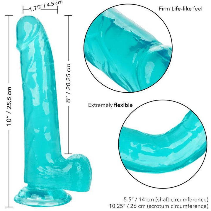 CALEXOTICS - GRÖSSE KÖNIGIN-DILDO BLAU 20.3 CM - INTIM SPACE Online Sexshop