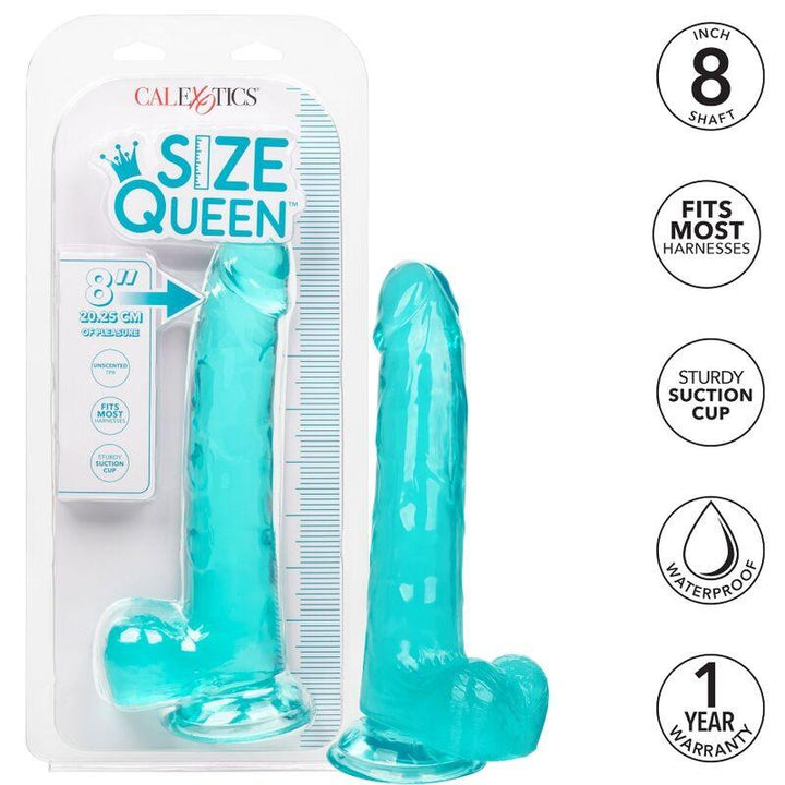 CALEXOTICS - GRÖSSE KÖNIGIN-DILDO BLAU 20.3 CM - INTIM SPACE Online Sexshop