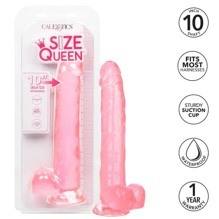 CALEXOTICS - GRÖSSE KÖNIGIN-DILDO ROSA 25.5 CM - INTIM SPACE Online Sexshop