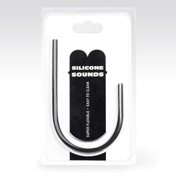 ALL BLACK - 10-MM-HARNRÖHRENSONDE AUS SILIKON - INTIM SPACE Online Sexshop