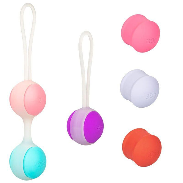 CALEXOTICS - SHE-OLOGY SET BOLAS KEGEL INTERCAMBIABLES - INTIM SPACE Online Sexshop