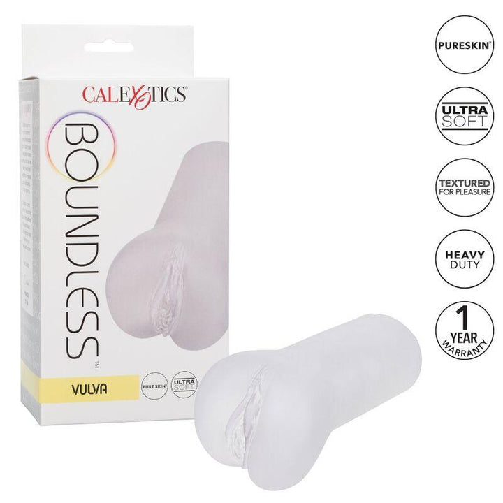 CALEXOTICS - BOUNDLESS VULVA STROKER TRANSPARENT - INTIM SPACE Online Sexshop