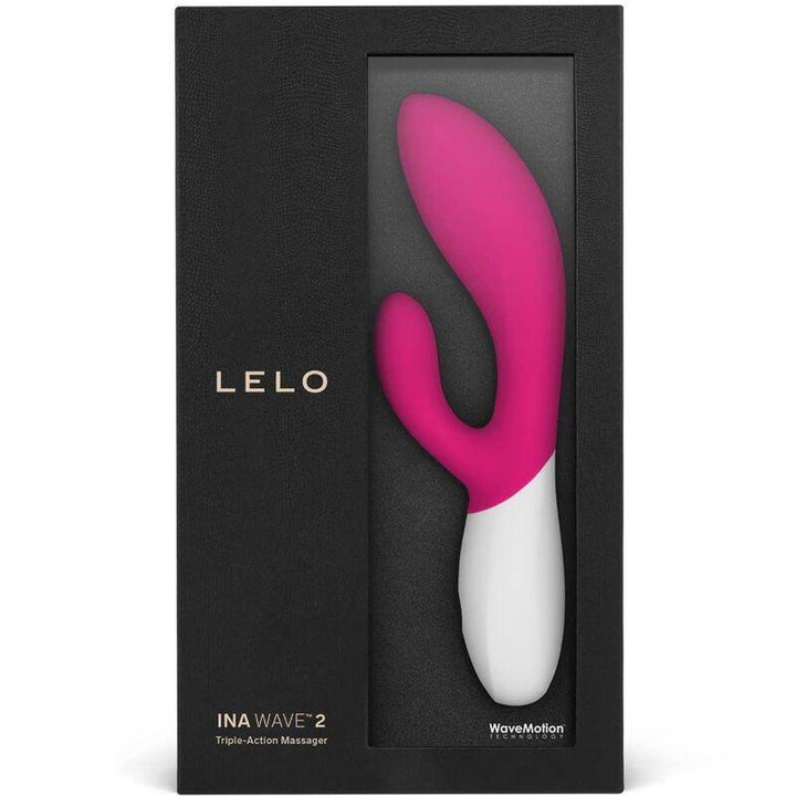 LELO - INA WAVE - VBRADOR LUXUS-SPEZIALUHR CERISE - INTIM SPACE Online Sexshop