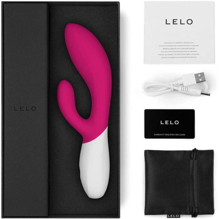 LELO - INA WAVE - VBRADOR LUXUS-SPEZIALUHR CERISE - INTIM SPACE Online Sexshop