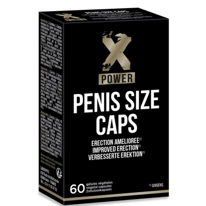 XPOWER - KAPPEN IN PENISGRÖSSE FÜR VERBESSERTE EREKTIONEN 60 KAP - INTIM SPACE Online Sexshop