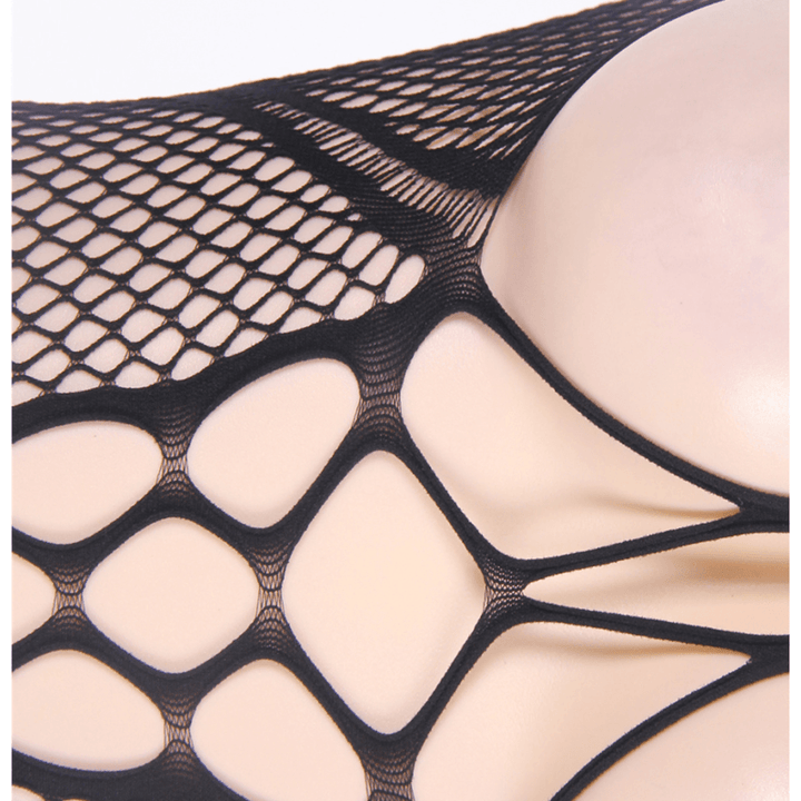 QUEEN LINGERIE - NECKHOLDER-BODYSTOCKING MIT OFFENEM RÜCKEN S/L - INTIM SPACE Online Sexshop