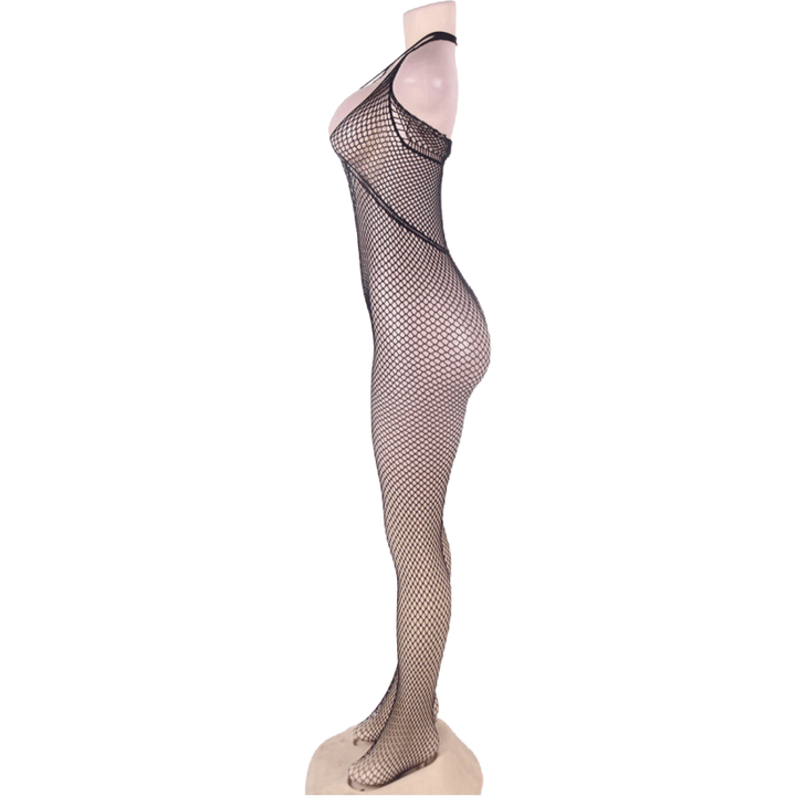 QUEEN LINGERIE - NECKHOLDER-BODYSTOCKING MIT OFFENEM RÜCKEN S/L - INTIM SPACE Online Sexshop