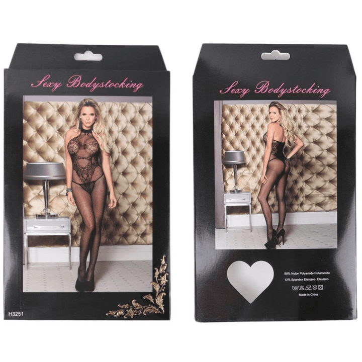 QUEEN LINGERIE - BARE BACK BODYSTOCKING S/L - INTIM SPACE Online Sexshop