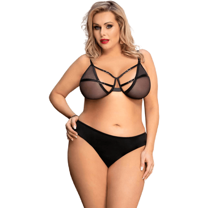 QUEEN LINGERIE - ZWEITEILIGES SET S/M - INTIM SPACE Online Sexshop