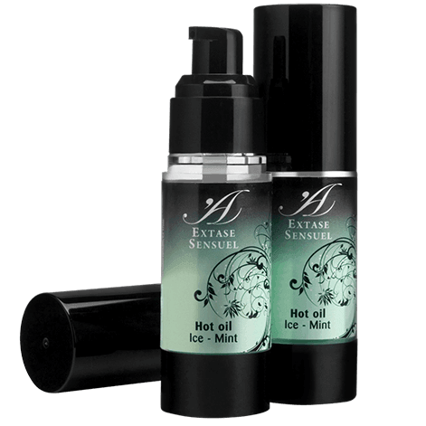 EXTASE SENSUAL - MASSAGEÖL MIT EXTRA FRISCHEM EIS EFFEKT 100 ML - INTIM SPACE Online Sexshop